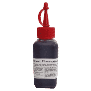 Bouteille colorant Fluoresceine 100 ml